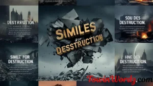 Read more about the article 315 Similes for Destruction: Capturing Chaos in Words For 2025