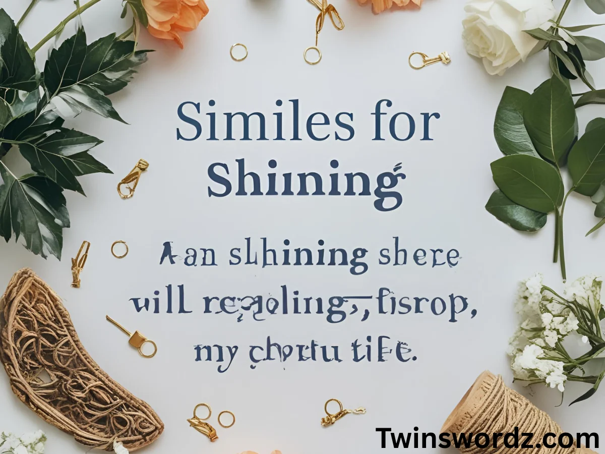 Read more about the article 456 Similes for Shining: Illuminating Words with Radiance For 2025